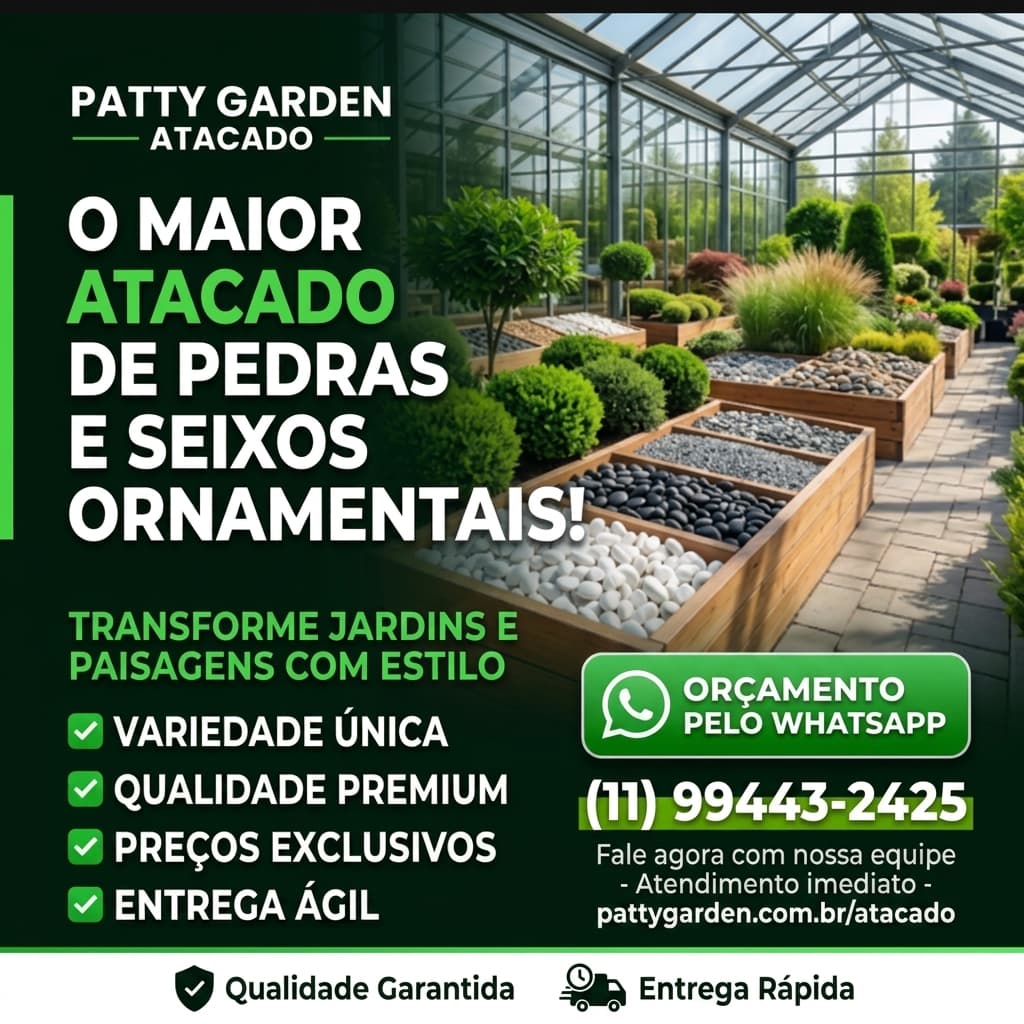 Patty Garden Atacado - Pedras e Seixos Ornamentais